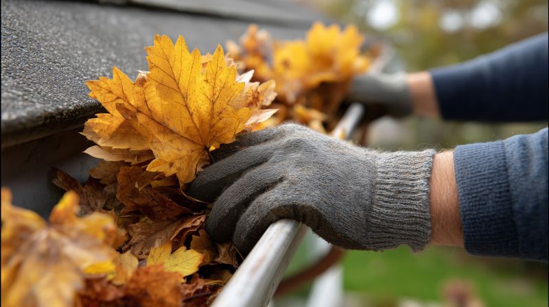 Autumn Gutter Cleaning